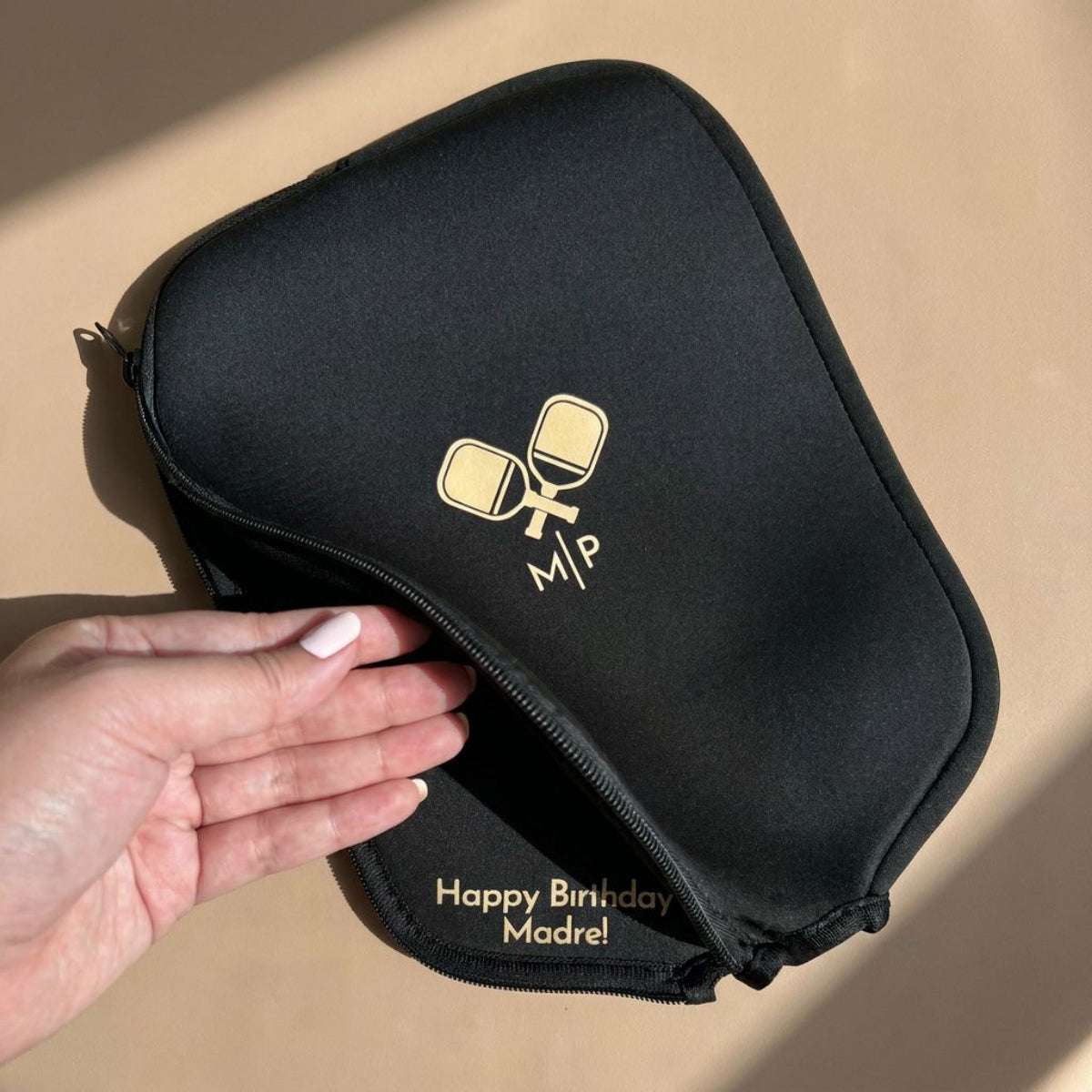 Pickleball Paddle Cover with Hidden Message