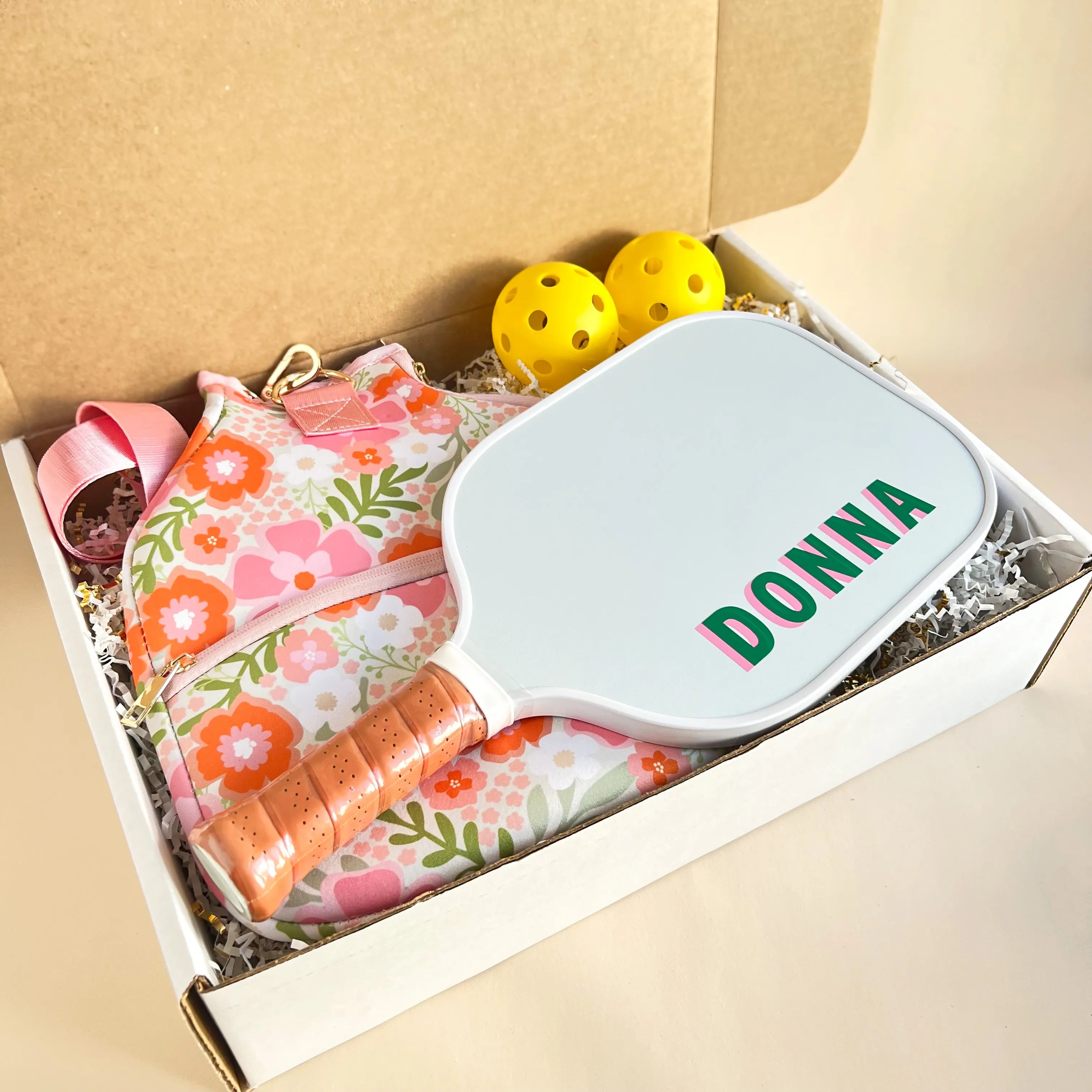Floral Pickleball Gift Set