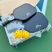 Mr. And Mrs. Engagement Pickleball Gift Set