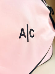 Pink Pickleball Bag for Women with Modern Monogram