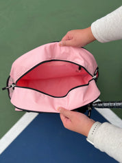 Pink Pickleball Bag for Women with Modern Monogram
