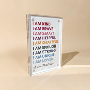 Positive Affirmation Desk Decor for Girls