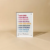 Positive Affirmation Desk Decor for Girls